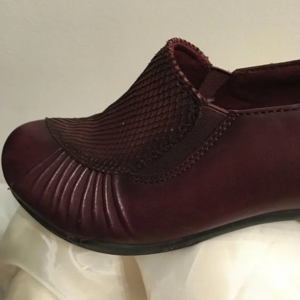Earth Dorado Prune Relief Pod Leather Shoes